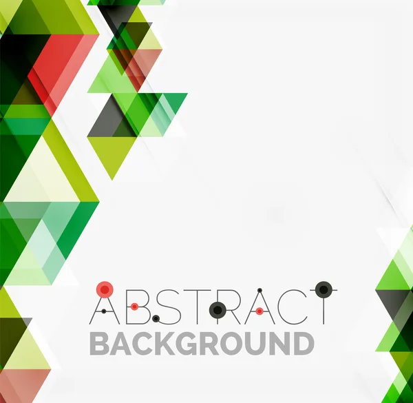 Abstract geometric background. Modern overlapping triangles — Stock Vector