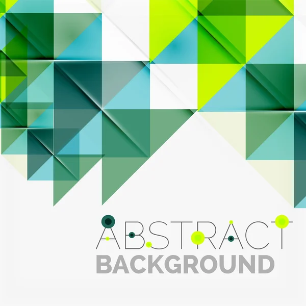 Abstract geometric background. Modern overlapping triangles — Stock Vector