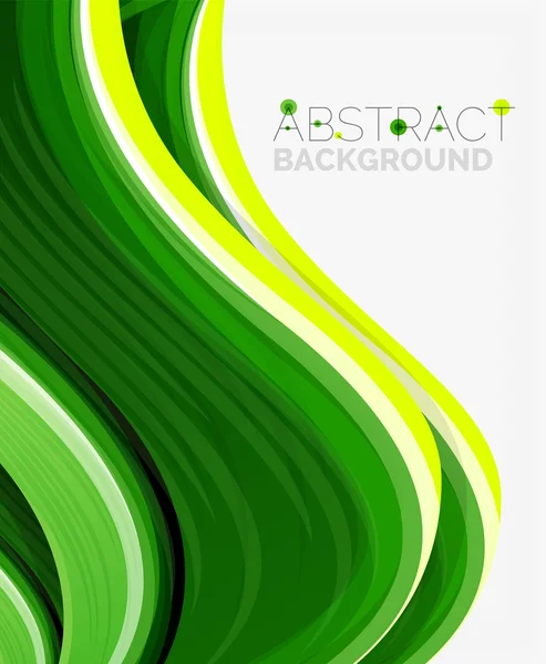 Abstract realistic solid wave background — Stock Vector