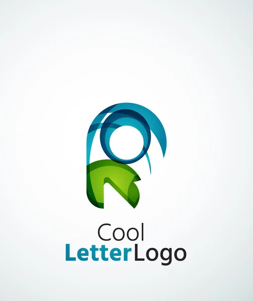 Letra logo de la empresa — Vector de stock