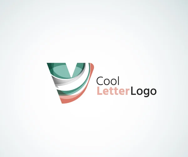 Logotipo da letra vetorial — Vetor de Stock