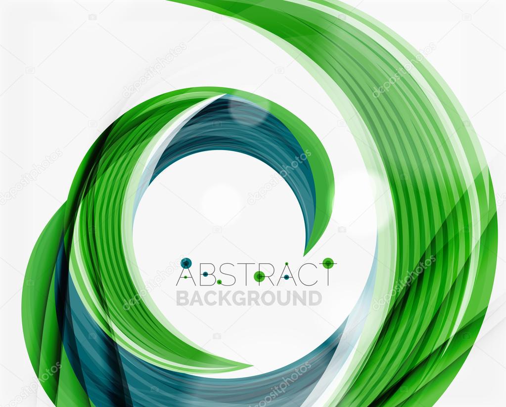 Vector swirl line abstract background