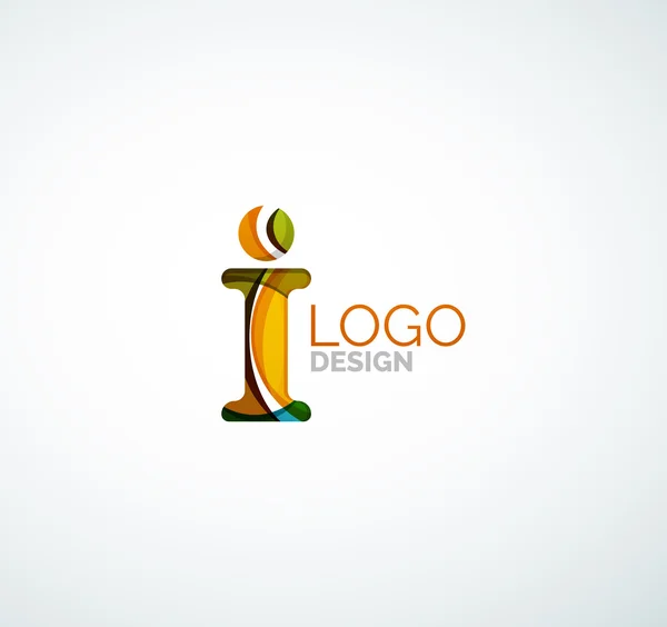 Logotipo de letra vectorial — Archivo Imágenes Vectoriales