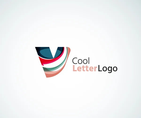 Logo lettera vettoriale — Vettoriale Stock