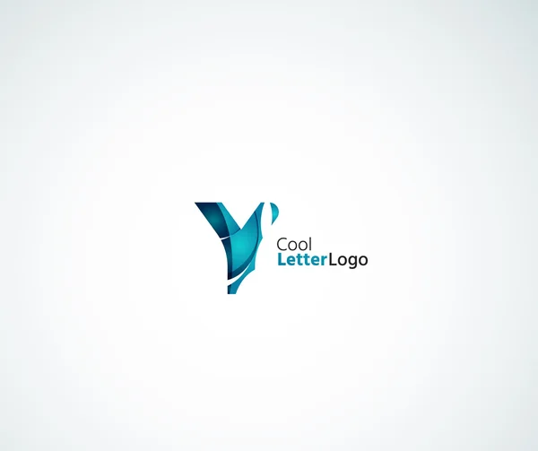 Logotipo de letra vectorial — Vector de stock