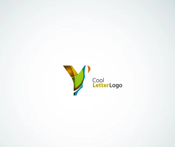 Logotipo de letra vectorial — Vector de stock