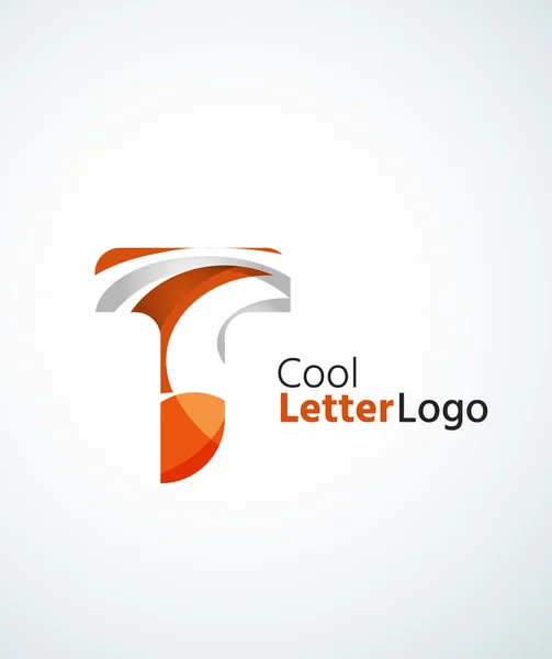 Logotipo da empresa carta — Vetor de Stock