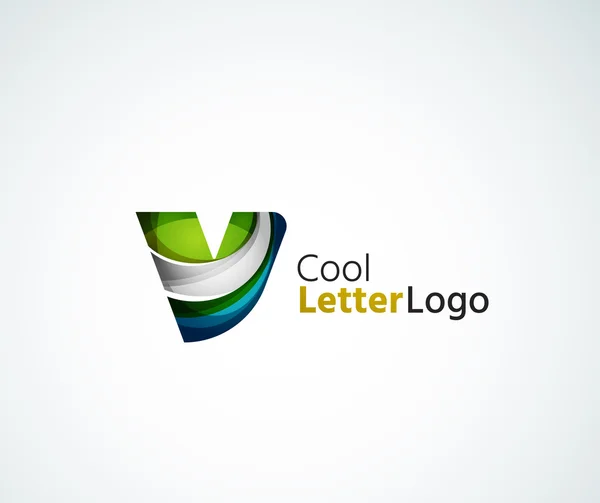 Logotipo de letra vectorial — Archivo Imágenes Vectoriales