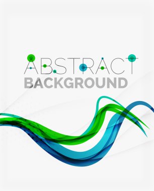 Şirket taze iş dalga tasarım