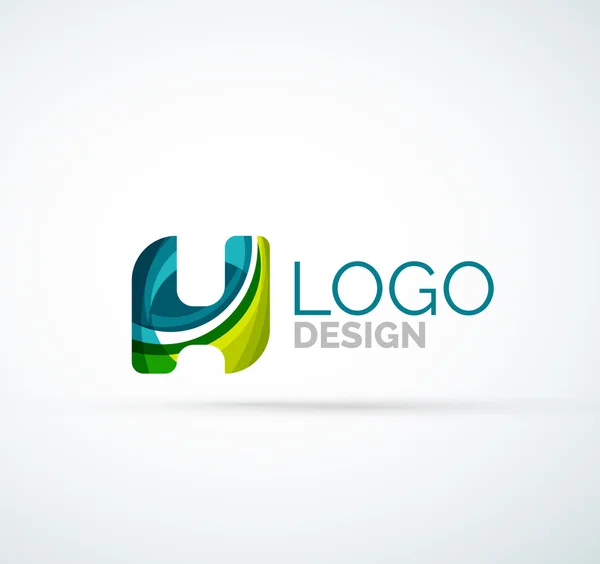 Logotipo de letra vectorial — Archivo Imágenes Vectoriales