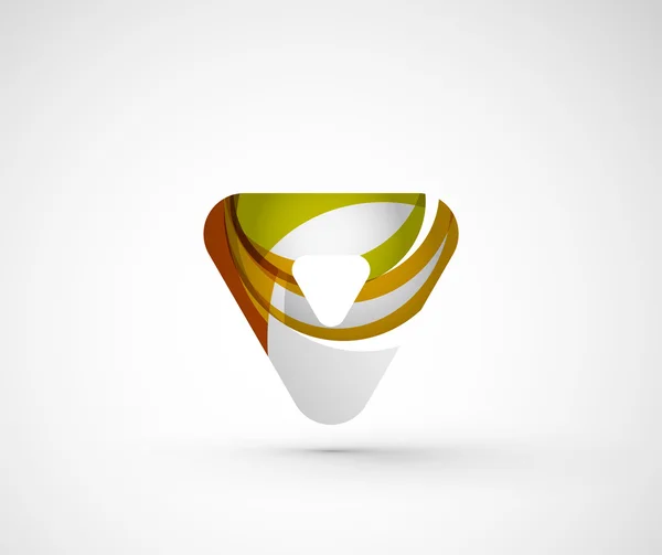 Company logo triangle — Stock Vector