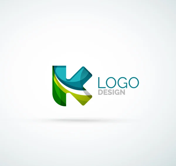 Logotipo da letra vetorial — Vetor de Stock