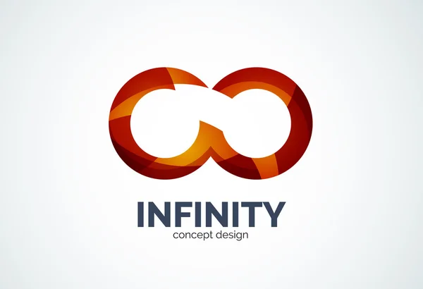 Icona logo aziendale Infinity — Vettoriale Stock