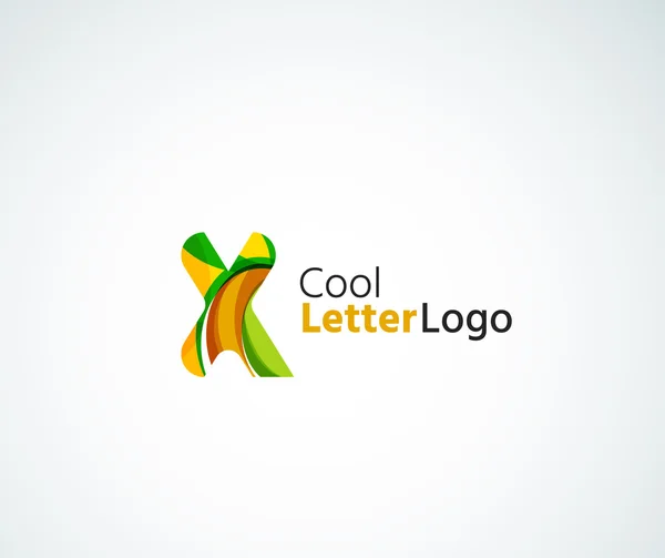 Logotipo de letra vectorial — Vector de stock