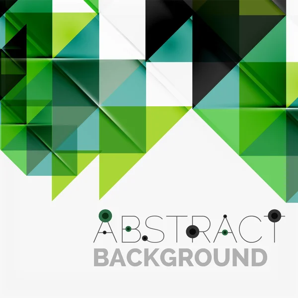 Abstract geometric background. Modern overlapping triangles — Stock Vector