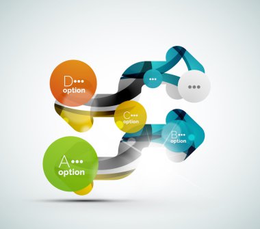 modern iş infographics