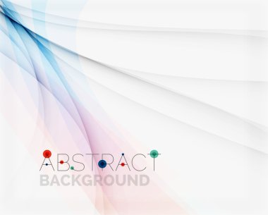 nazik akan dalgalar ile kurumsal beyaz arka plan