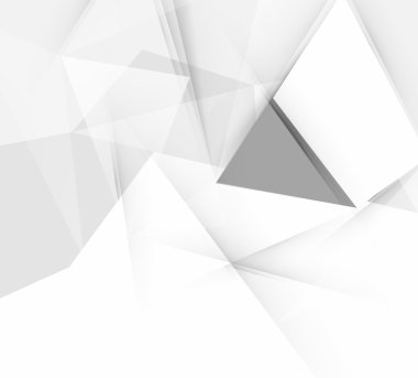 Gri üçgen vektör arka plan