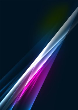 Satırları yıldız ve ışık efektleri ile karanlık uzayda parlayan renk