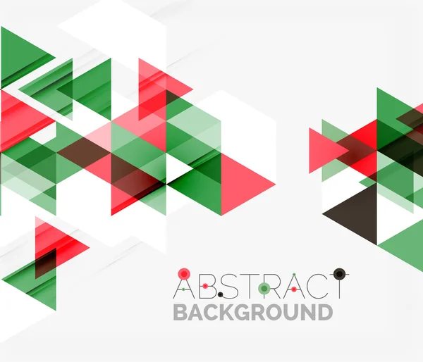 Abstracte geometrische achtergrond. Moderne overlappende driehoeken — Stockvector