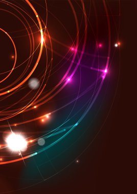 Fütüristik daire arka plan