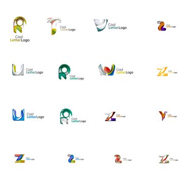 Evrensel şirket logosu fikirler kümesi,