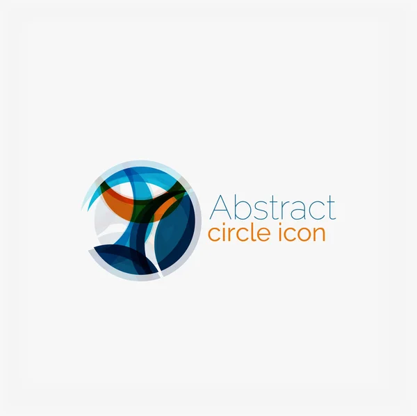 Logotipo geométrico abstrato — Vetor de Stock