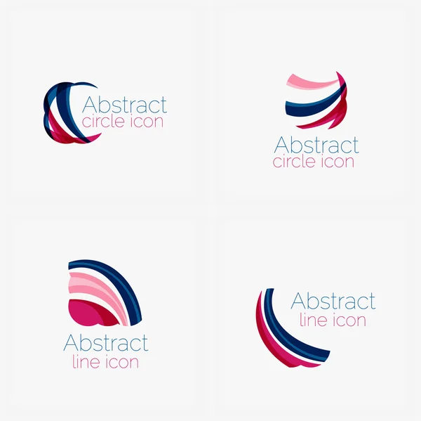 Logo geometrico astratto — Vettoriale Stock