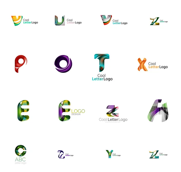 Conjunto de ideias de logotipo da empresa universal , — Vetor de Stock