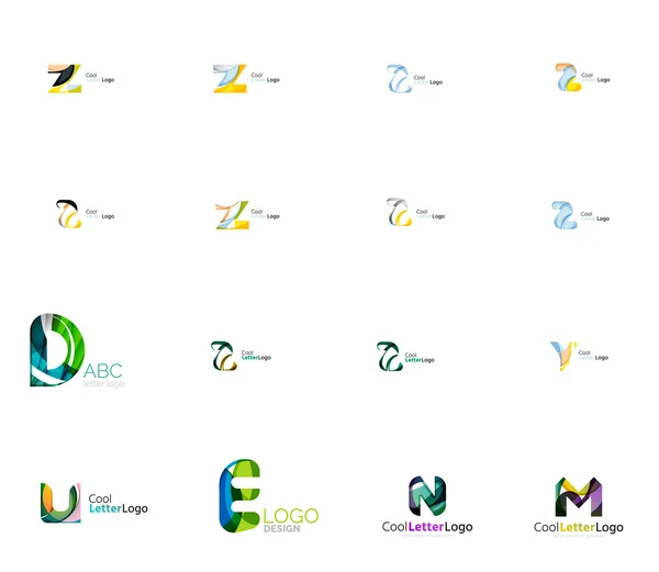 Ensemble d'idées de logo universel d'entreprise , — Image vectorielle