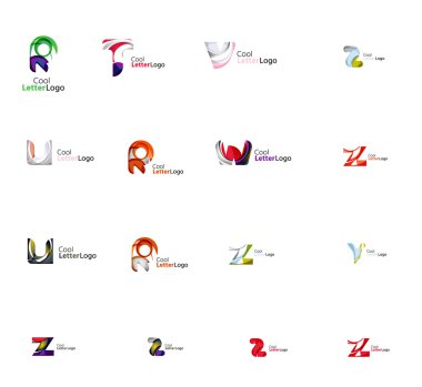 Evrensel şirket logosu fikirler kümesi,