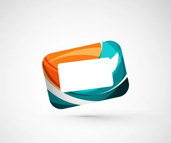 Bedrijf logo frame, scherm — Stockvector