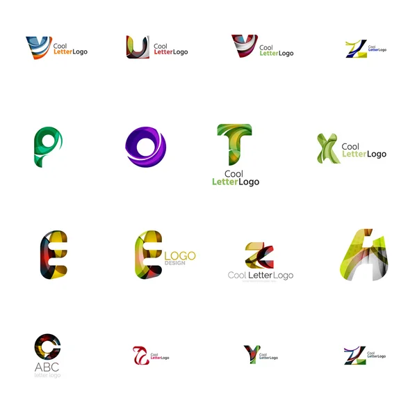 Ensemble d'idées de logo universel d'entreprise , — Image vectorielle