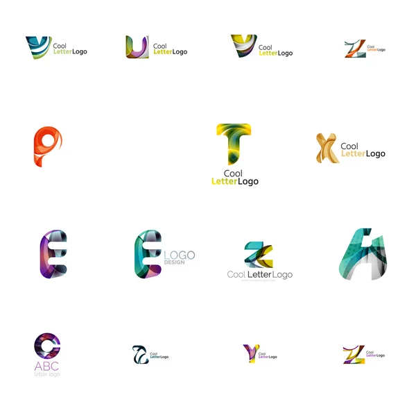 Conjunto de ideas de logotipo de la empresa universal , — Archivo Imágenes Vectoriales