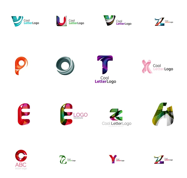 Conjunto de ideias de logotipo da empresa universal , — Vetor de Stock