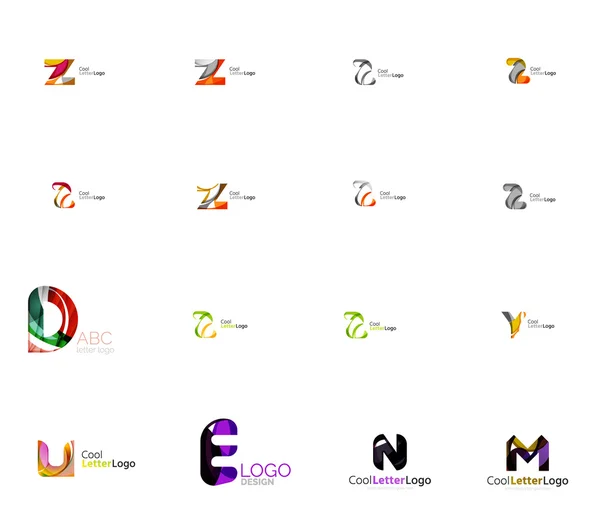 Ensemble d'idées de logo universel d'entreprise , — Image vectorielle