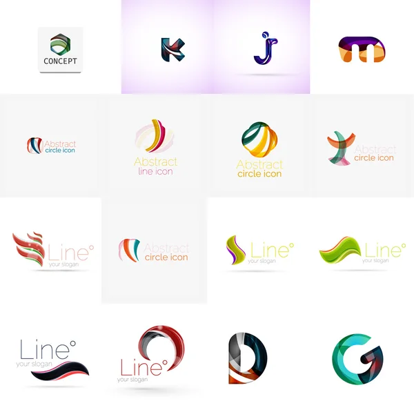 Set di idee logo aziendale universale , — Vettoriale Stock