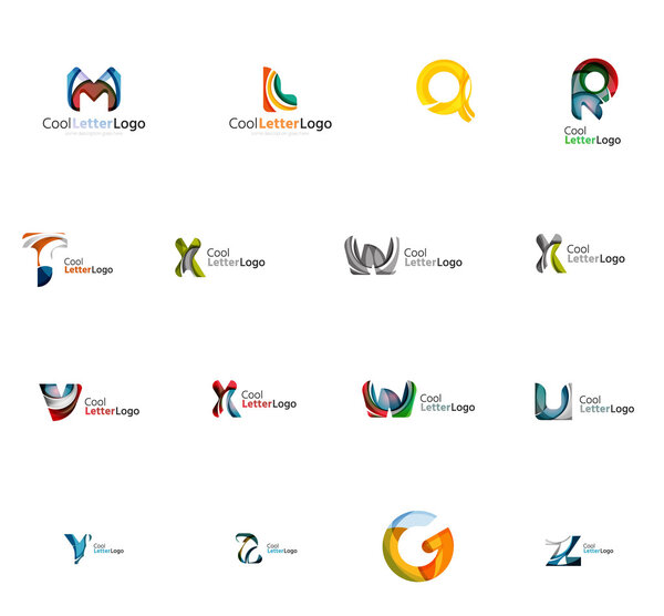 Set of universal company logo ideas,