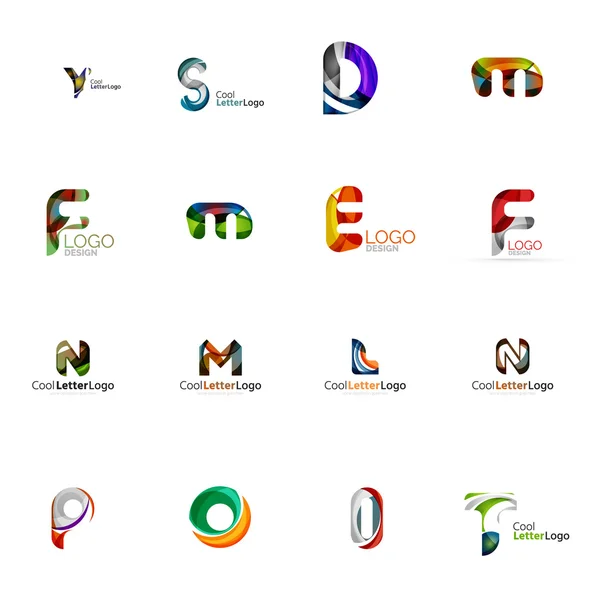 Conjunto de ideas de logotipo de la empresa universal , — Archivo Imágenes Vectoriales