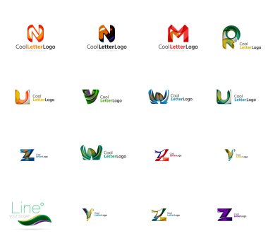 Evrensel şirket logosu fikirler kümesi,