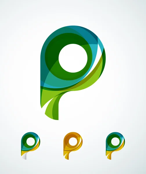 Lettre logo de l'entreprise — Photo