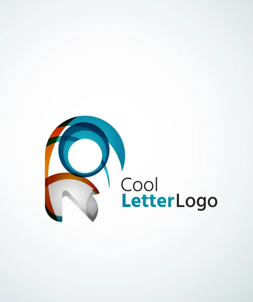 Letter company logo — Stock Photo, Image