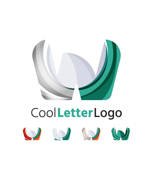 W letter company logos. — Stockfoto