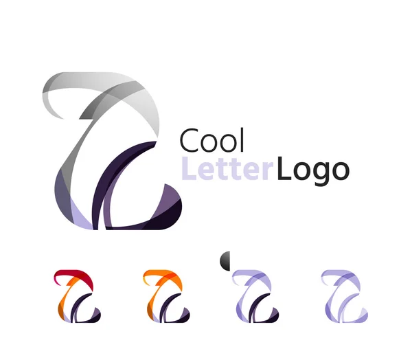 Logotipos da empresa Z letter . — Fotografia de Stock