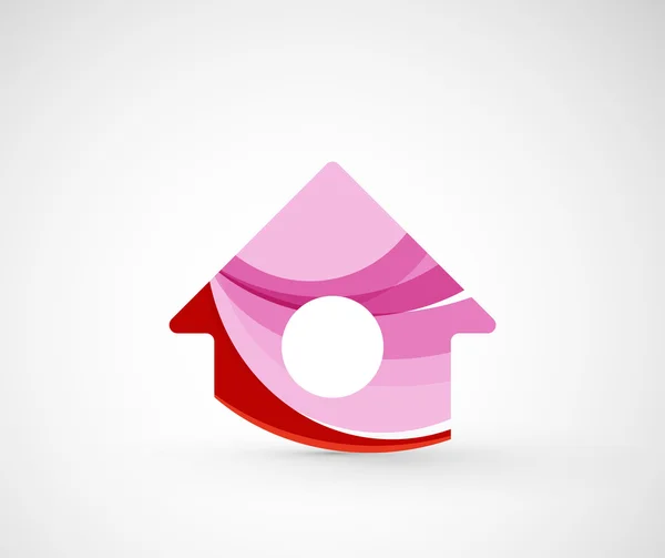 Logo firmy geometryczne streszczenie — Zdjęcie stockowe