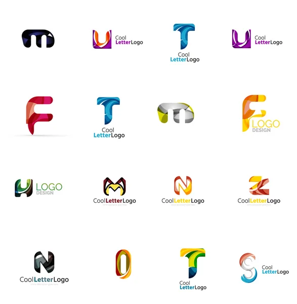 Set of universal company logo ideas, — Stock Photo, Image