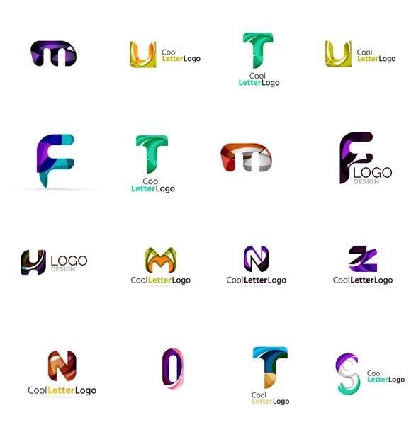 Set of universal company logo ideas, — Stock Photo, Image