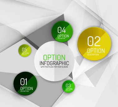 iş soyut infographics şablonu