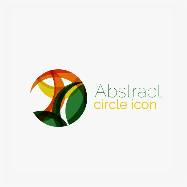 Logotipo geométrico abstrato . — Vetor de Stock