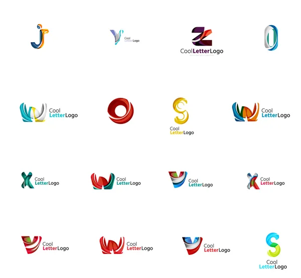 Conjunto de ideas de logotipo de la empresa universal , — Archivo Imágenes Vectoriales